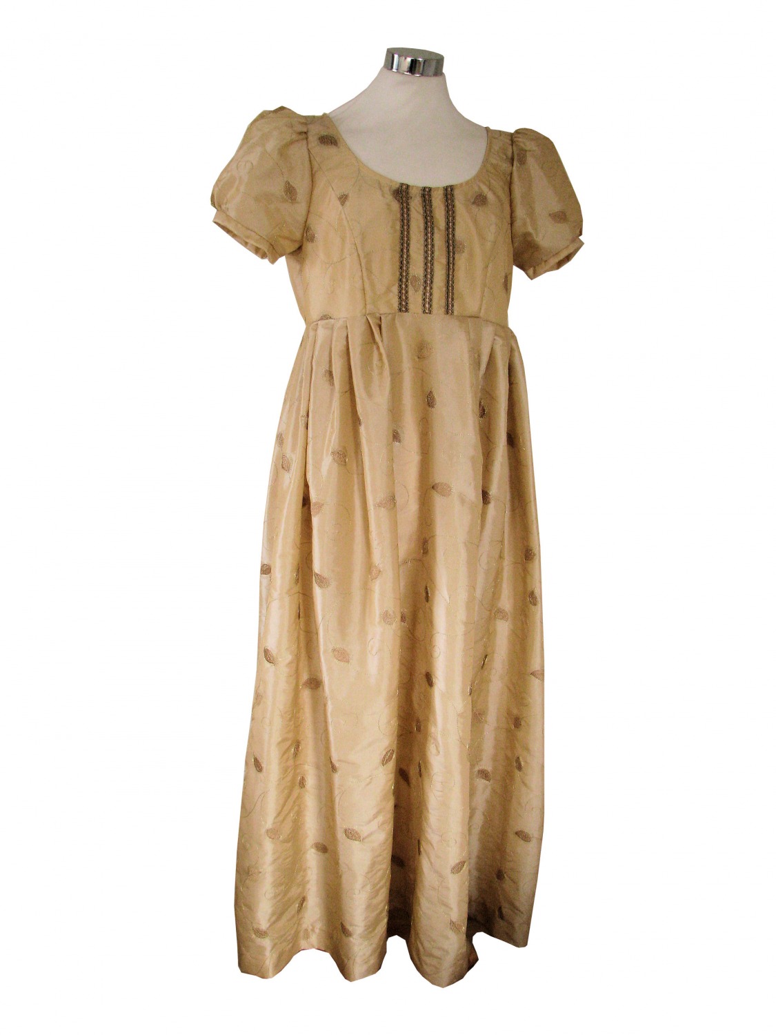 Ladies 19th Century Jane Austen Regency Day Evening Costume Size 12 - 14 Image